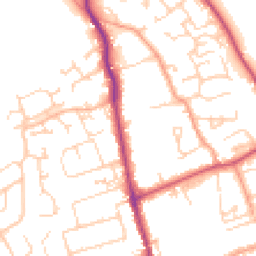 Daytime road noise heatmap for SO41 9AX