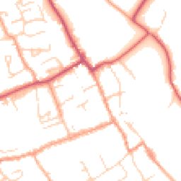 Daytime road noise heatmap for SO41 9BT