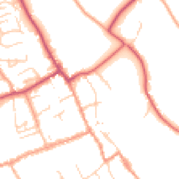 Daytime road noise heatmap for SO41 9DD