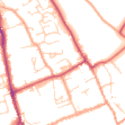 Daytime road noise heatmap for SO41 9DG