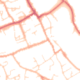 Daytime road noise heatmap for SO41 9EP