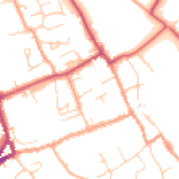 Daytime road noise heatmap for SO41 9EQ