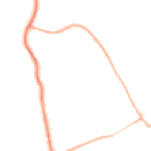 Night-time road noise heatmap for SO41 9EU