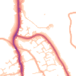 Daytime road noise heatmap for SO41 9FJ