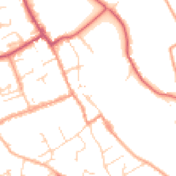 Daytime road noise heatmap for SO41 9FW