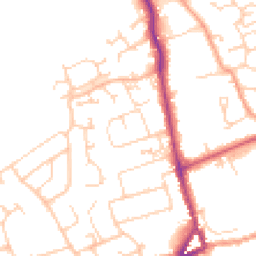 Daytime road noise heatmap for SO41 9GU