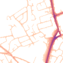 Daytime road noise heatmap for SO41 9HX