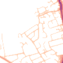Daytime road noise heatmap for SO41 9JT