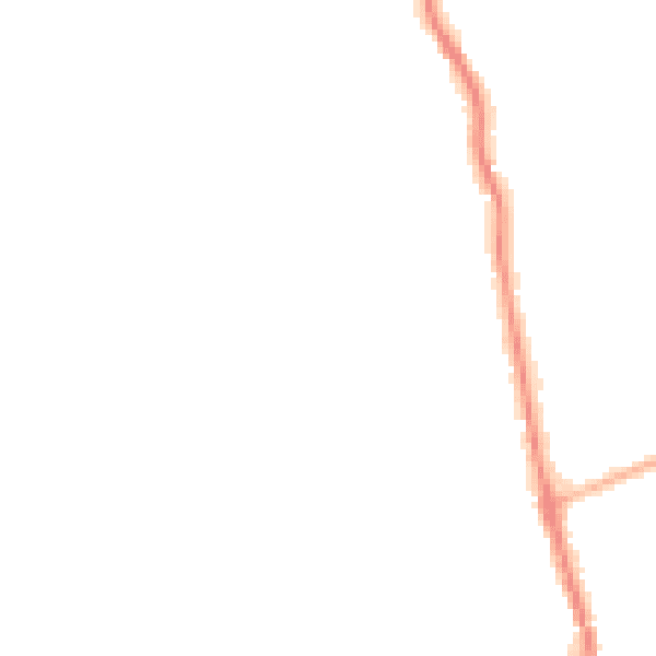 Night-time road noise heatmap for SO41 9LW