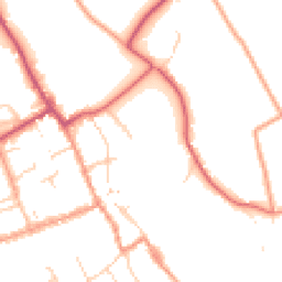 Daytime road noise heatmap for SO41 9PZ