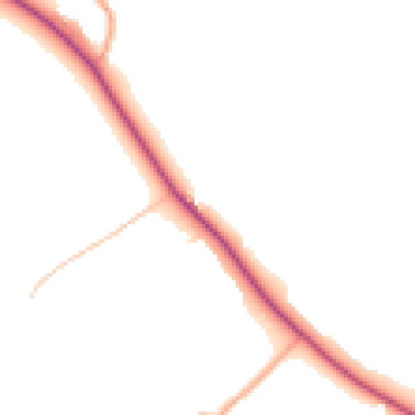 Daytime road noise heatmap for SO45 1BB