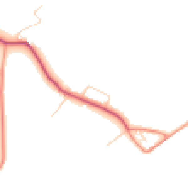 Daytime road noise heatmap for SO45 1BP