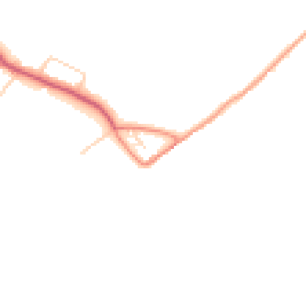 Daytime road noise heatmap for SO45 1BS