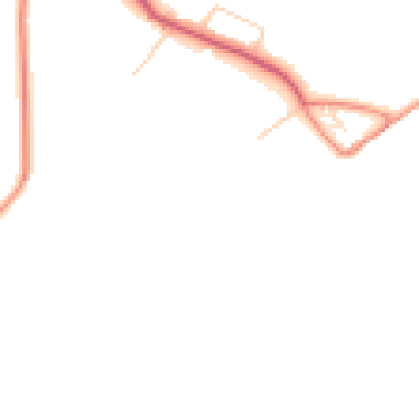Daytime road noise heatmap for SO45 1BT