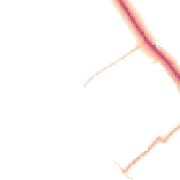 Daytime road noise heatmap for SO45 1BX