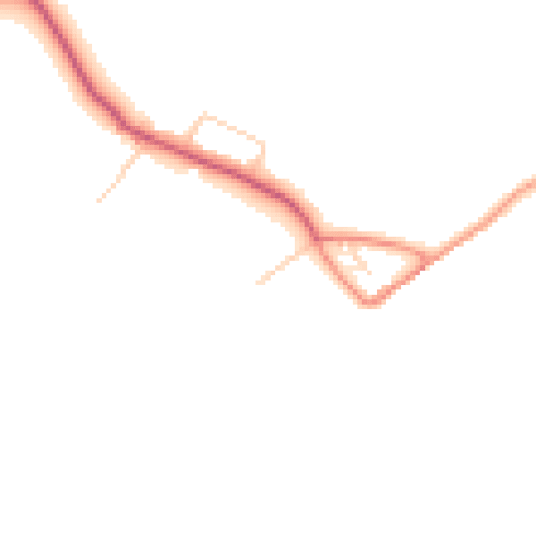 Daytime road noise heatmap for SO45 1BY