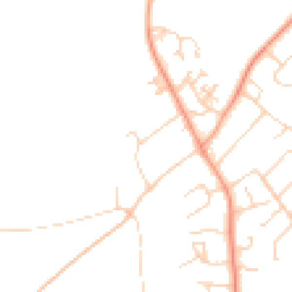 Daytime road noise heatmap for SO45 1XB