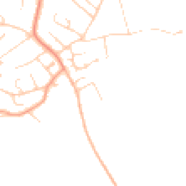 Daytime road noise heatmap for SO45 1XS
