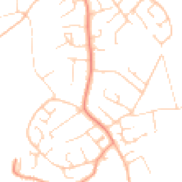 Daytime road noise heatmap for SO45 1ZA