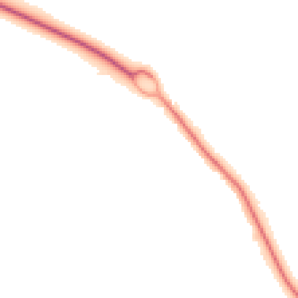 Night-time road noise heatmap for SO45 2AR