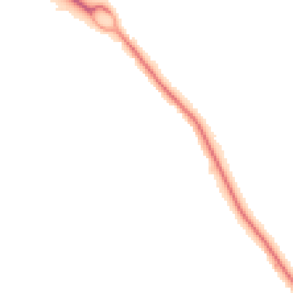 Night-time road noise heatmap for SO45 2HJ