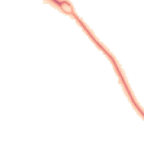 Night-time road noise heatmap for SO45 2JR