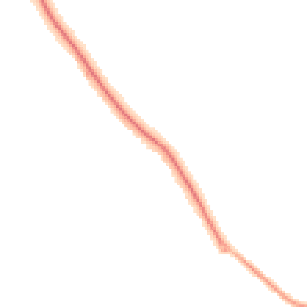 Night-time road noise heatmap for SO45 2LG