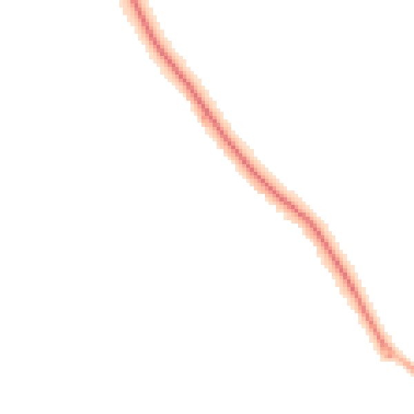 Night-time road noise heatmap for SO45 2NE