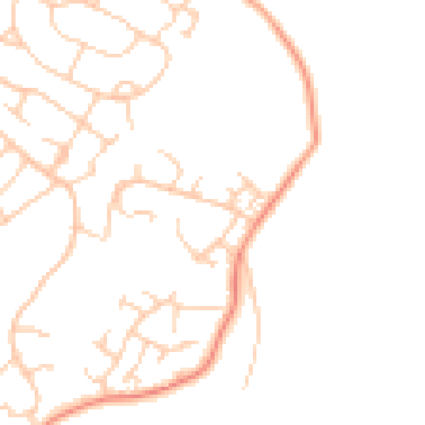 Daytime road noise heatmap for SO45 3FX