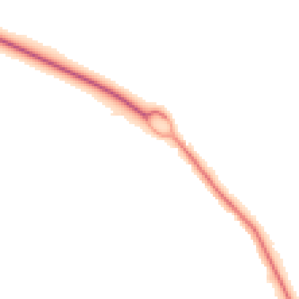 Night-time road noise heatmap for SO45 3NA