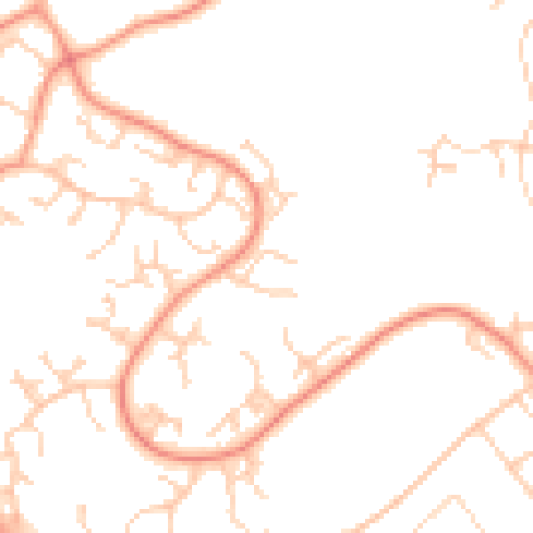 Daytime road noise heatmap for SO45 5UD