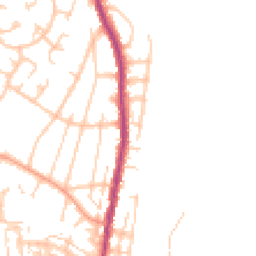 Daytime road noise heatmap for SO50 4BS