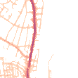 Daytime road noise heatmap for SO50 4BX
