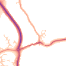 Daytime road noise heatmap for SO50 4BY