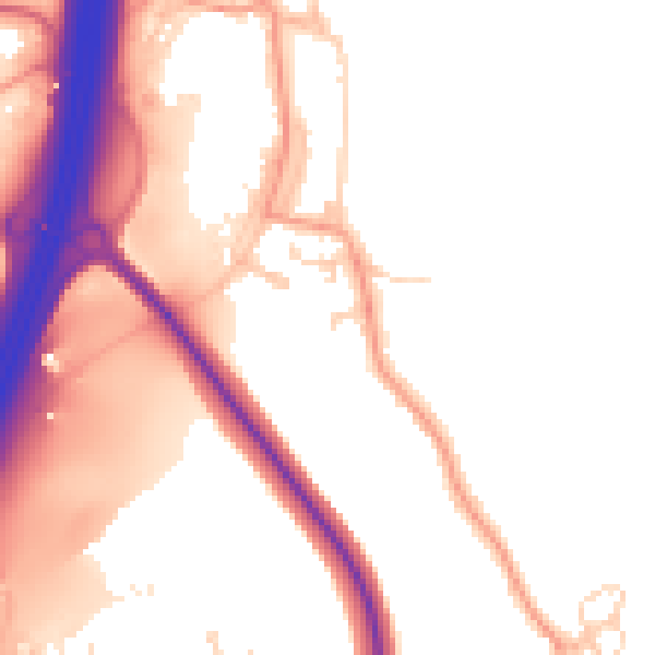 Daytime road noise heatmap for SO50 4BZ