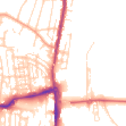 Daytime road noise heatmap for SO50 4DF
