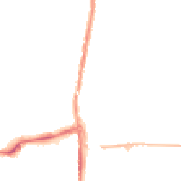 Night-time road noise heatmap for SO50 4DF