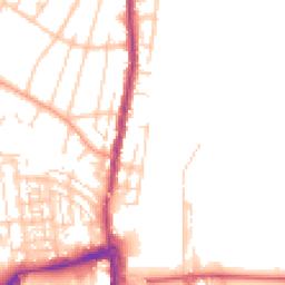 Daytime road noise heatmap for SO50 4DG