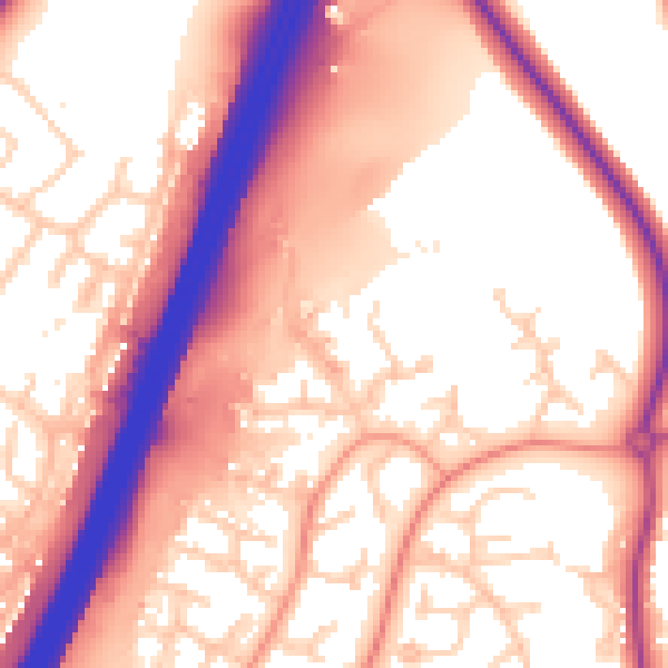 Daytime road noise heatmap for SO50 4DH