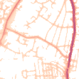 Daytime road noise heatmap for SO50 4DN