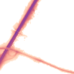 Night-time road noise heatmap for SO50 4DP