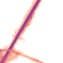 Night-time road noise heatmap for SO50 4ET