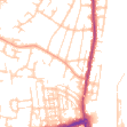 Daytime road noise heatmap for SO50 4FL