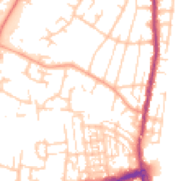 Daytime road noise heatmap for SO50 4FX