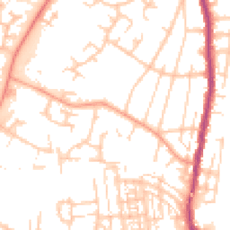 Daytime road noise heatmap for SO50 4FY