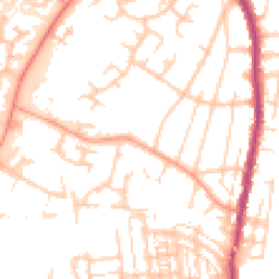 Daytime road noise heatmap for SO50 4FZ