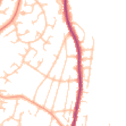 Daytime road noise heatmap for SO50 4GG
