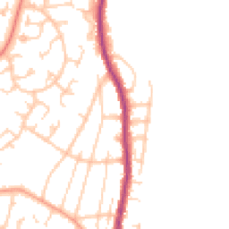Daytime road noise heatmap for SO50 4GJ
