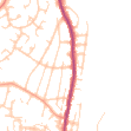 Daytime road noise heatmap for SO50 4GP