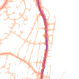 Daytime road noise heatmap for SO50 4GQ